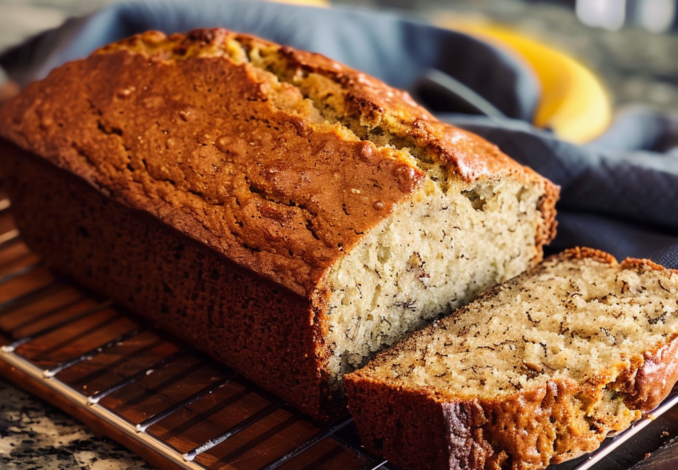 Receta Pan de Banana para acompañar como postre, receta de Chef Goya