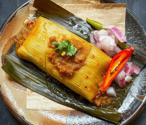 Un delicioso tamal peruano para disfrutar en culquier momento del dia, receta de Chef Goya