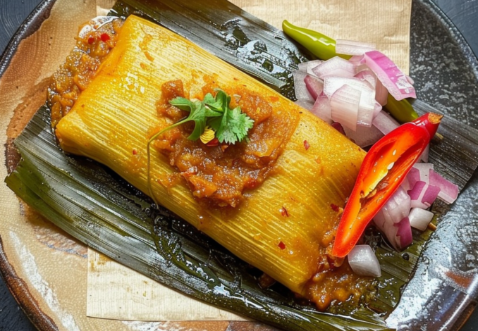 Un delicioso tamal peruano para disfrutar en culquier momento del dia, receta de Chef Goya