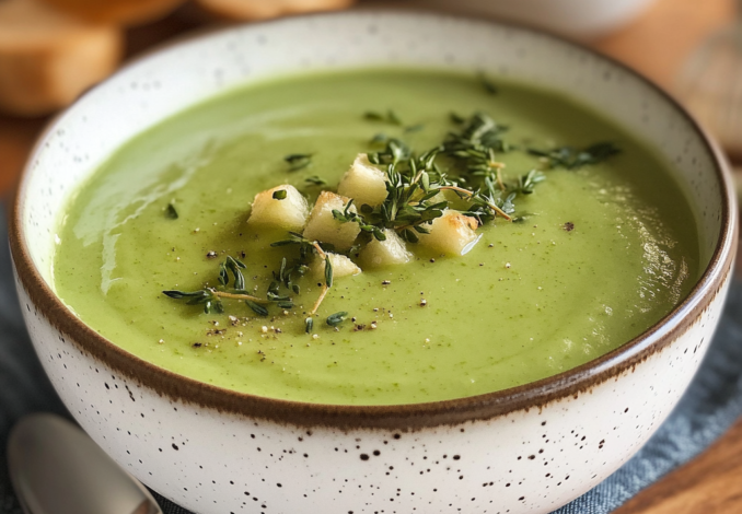 Un plato de crema de espárragos ideal para disfrutar en el almuerzo, receta de Chef Goya