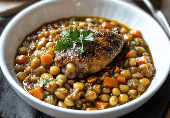 Un plato de lentejas listo para acompañar en tus almuerzos, receta de Chef Goya.