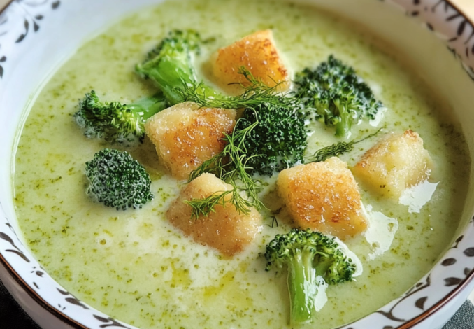 Una crema de brocoli, llena de vitaminas y lista para disfrutar en familia, receta de Chef Goya.