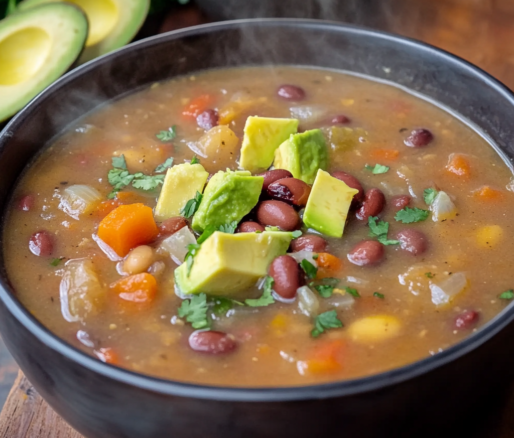 Una sopa de frijoles, si gustas de un plato rico en nutrientes, receta de Chef Goya.