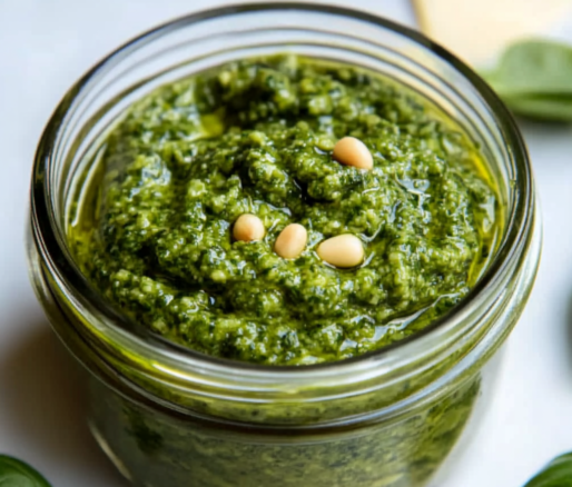 Una salsa pesto, si deseas implementarlas en tu pasta favorita, receta de Chef Goya.