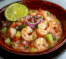 Un plato con ceviche de camarón, si deseas una entrada o aperitivo para tu almuerzo, receta de Chef Goya.