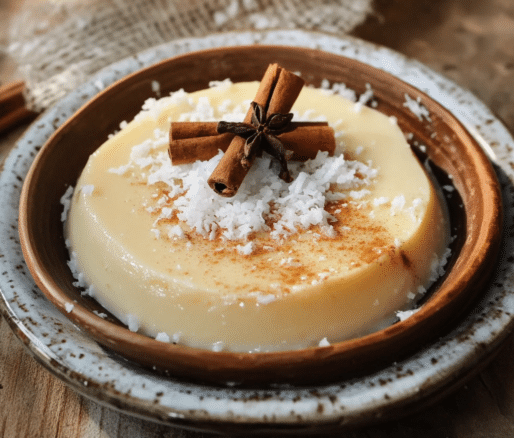 Un plato con natilla, para que puedas preparar en estas festividades navideñas, receta de Chef Goya.