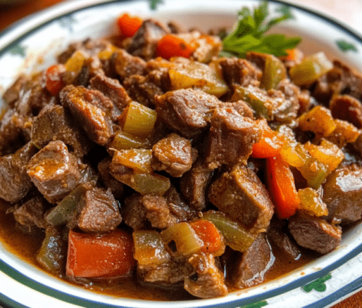 Un plato con candinga hondureña, si deseas una receta diferente para tu almuerzo, receta de Chef Goya.