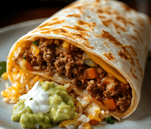 Un burrito de carne, si deseas una receta mexicana clasica, receta de Chef Goya.