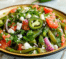 Un plato con ensalada de nopales, si deseas una receta diferente y con un sabor tipico mexicano, receta de Chef Goya.